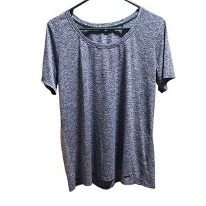 Nike Women's Heathered Blue Short Sleeve Tee